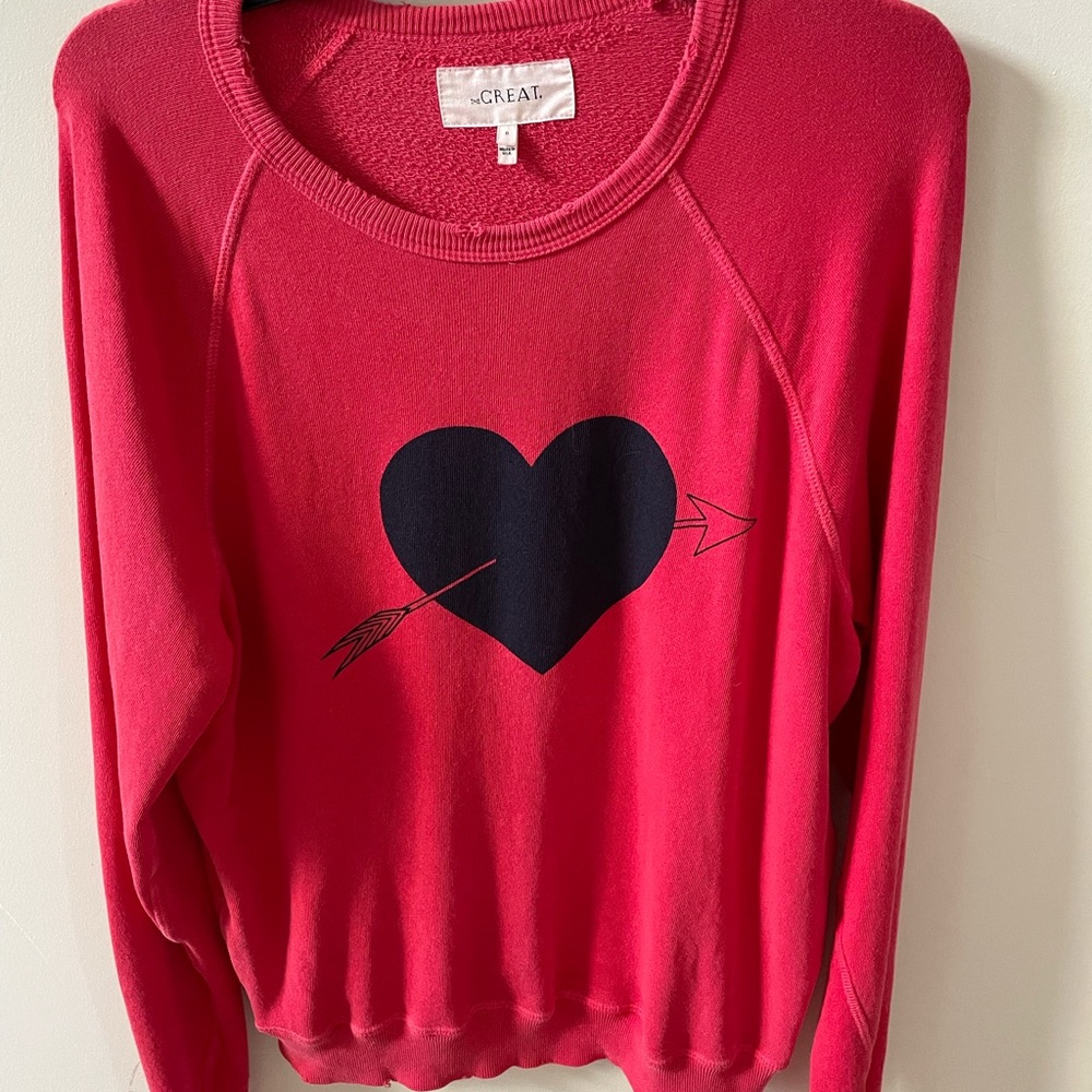 The GREAT Crewneck Sweatshirt SZ 0